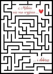 Opakowanie Karnet B6 Walentynki - Labirynt