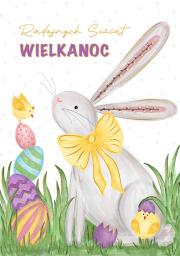 Opakowanie Karnet B6 Wielkanoc Zając Wielkanocny