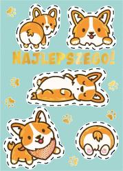 Opakowanie Karnet B8 mini Corgi kawai