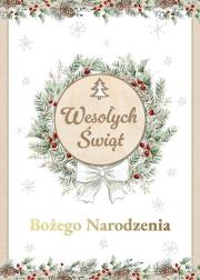 Opakowanie Karnet Boże Narodzenie