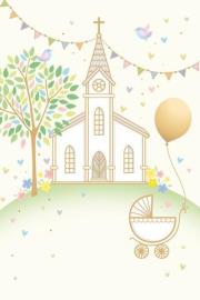 Opakowanie Karnet Chrzest - Baby Church