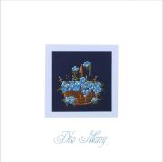 Opakowanie Karnet Dzień Matki kwadrat M03 - Kosz kwiatów