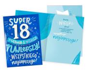 Opakowanie Karnet Gigant Urodziny 18