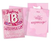 Opakowanie Karnet Gigant Urodziny 18