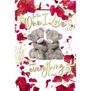 Opakowanie Karnet holograficzny 3D For the one I love