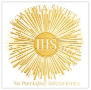 Opakowanie Karnet KW Komunia Słońce