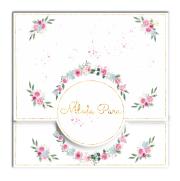 Opakowanie Karnet KW koperta z kółkiem Ślub Gipsówka