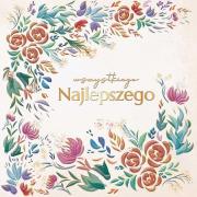 Opakowanie Karnet KW Retro kwiaty