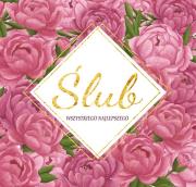 Opakowanie Karnet KWD z bilecikiem HS Ślub Piwonie