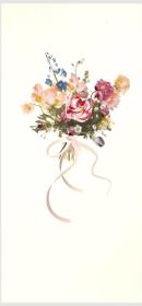 Opakowanie Karnet Kwiaty DL N12 - Bukiet kwiatów