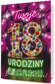Opakowanie Karnet Mega Urodziny 18
