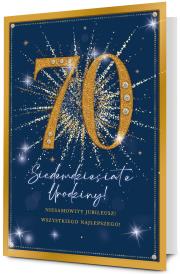 Opakowanie Karnet Mega Urodziny 70