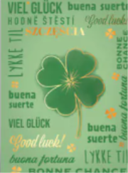 Karnet mini B8 Duża koniczyna. Wydawca: Henry. Dadada.pl Opakowanie Karnet mini B8 Duża koniczyna