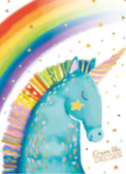 Opakowanie Karnet mini B8 Jednorożec z gwiazdą