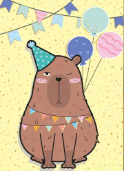 Karnet mini B8 Kapibara. Wydawca: Henry. Dadada.pl Opakowanie Karnet mini B8 Kapibara