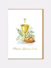 Opakowanie Karnet Pierwsza Komunia Święta