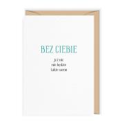 Opakowanie Karnet Pożegnanie