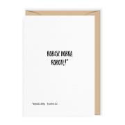 Opakowanie Karnet Pożegnanie