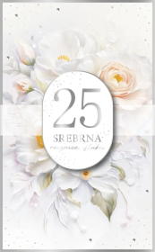 Opakowanie Karnet Rocznica Ślubu 25