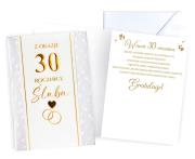 Opakowanie Karnet Rocznica ślubu 30