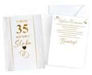 Opakowanie Karnet Rocznica ślubu 35