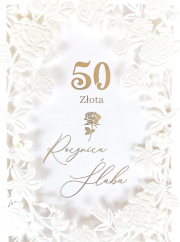 Opakowanie Karnet Rocznica Ślubu 50
