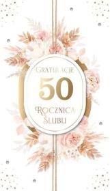 Opakowanie Karnet Rocznica Ślubu 50