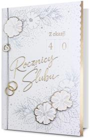 Opakowanie Karnet Rocznica Ślubu (wymienne cyfry)