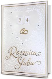Opakowanie Karnet Rocznica Ślubu (wymienne cyfry)