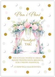 Opakowanie Karnet Silver ślub