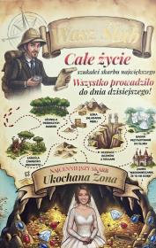 Opakowanie Karnet Ślub - Mapa Skarbów