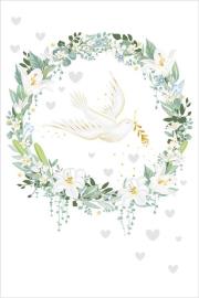 Opakowanie Karnet Ślub - Peaceful Wreath