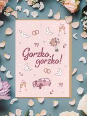 Opakowanie Karnet ślubny Gorzko, Gorzko!
