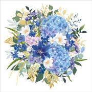 Opakowanie Karnet Uniwersalny - Blue Flowers
