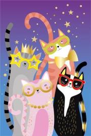 Opakowanie Karnet Uniwersalny - Colourful Cats