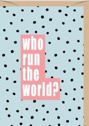 Opakowanie Karnet uniwersalny Dnia Kobiet - Run the world