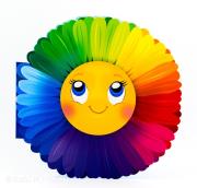 Opakowanie Karnet Uniwersalny - Rainbow Fleur