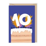 Opakowanie Karnet Urodziny 10