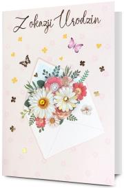 Opakowanie Karnet Urodziny