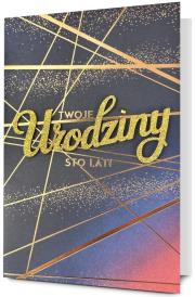 Opakowanie Karnet Urodziny