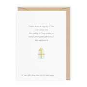 Opakowanie Karnet Urodziny