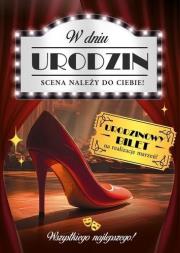 Opakowanie Karnet Urodziny