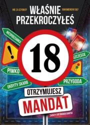 Opakowanie Karnet Urodziny 18