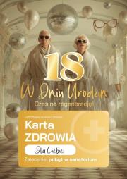 Opakowanie Karnet Urodziny 18