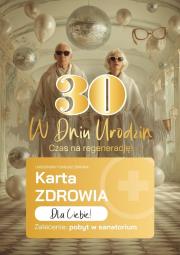 Opakowanie Karnet Urodziny 30