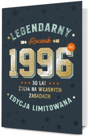 Opakowanie Karnet Urodziny 30