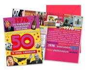 Opakowanie Karnet Urodziny 50