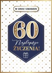 Opakowanie Karnet Urodziny 60