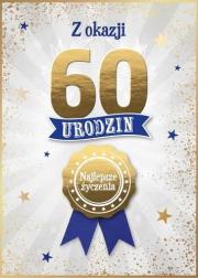 Opakowanie Karnet Urodziny 60