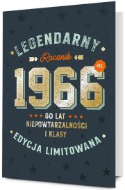 Opakowanie Karnet Urodziny 60